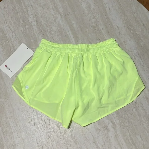 NWT Lululemon Neon Hotty Hot LR Shorts 2.5” *6 - Picture 2 of 5